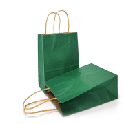 Yeşil Hediyelik Kağıt Torba 18x24x8cm