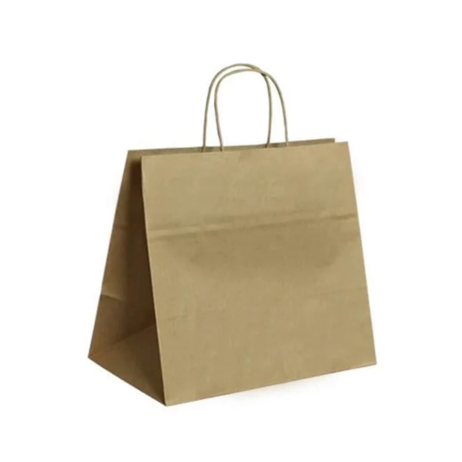 Kraft Büküm Saplı Çanta 28x17x29cm 90gr 250 ADET