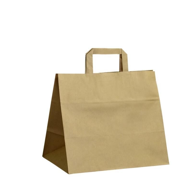 Kraft İçten Saplı Kağıt Çanta 32x26x21cm