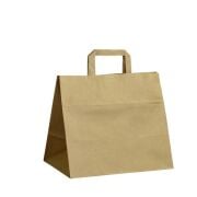 Kraft İçten Saplı Kağıt Çanta 32x26x21cm