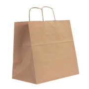 Kraft Burgu Saplı Çanta 36x40x25cm