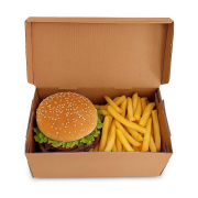 Mikro Hamburger Kutusu 20x12x9,3cm 100 Adet