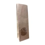 Kraft Pencereli Dipli Torba M-8x25x5cm