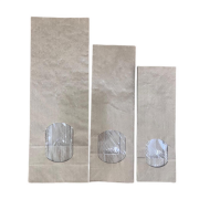 Kraft Pencereli Dipli Torba M-8x25x5cm