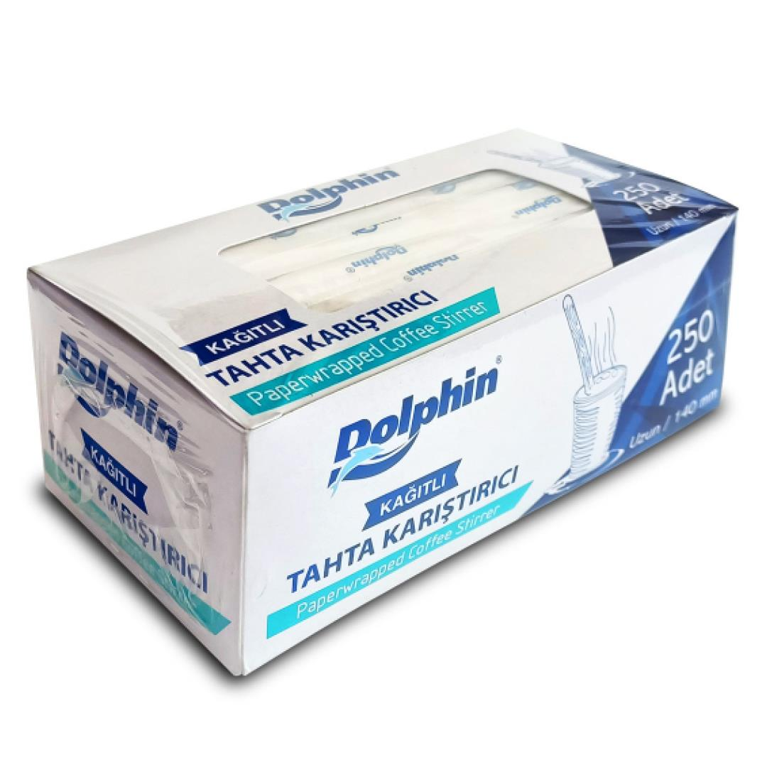 Tahta Karıştırıcı 14cm Kağıtlı 250 adet
