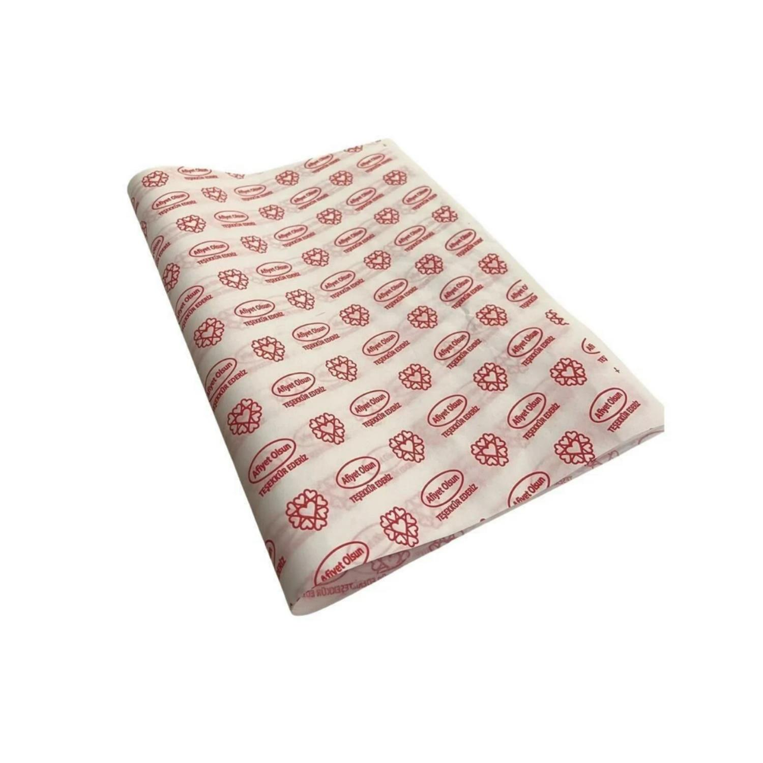 Ambalaj Kağıdı Sülfit Kağıt 30x40 Afiyet Olsun 10kg