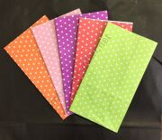 Hediyelik Mini Kağıt Pembe Puantiyeli Poşet 50 Ad