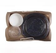 Burgu Saplı Kraft Kağıt Çanta 32x33x20cm