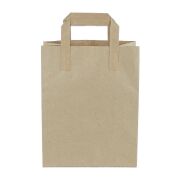 Küçük Boy Kraft Kağıt Çanta 22x28x12cm 50 ADET