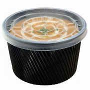 16 Oz Çorba Kasesi Plastik Kapak