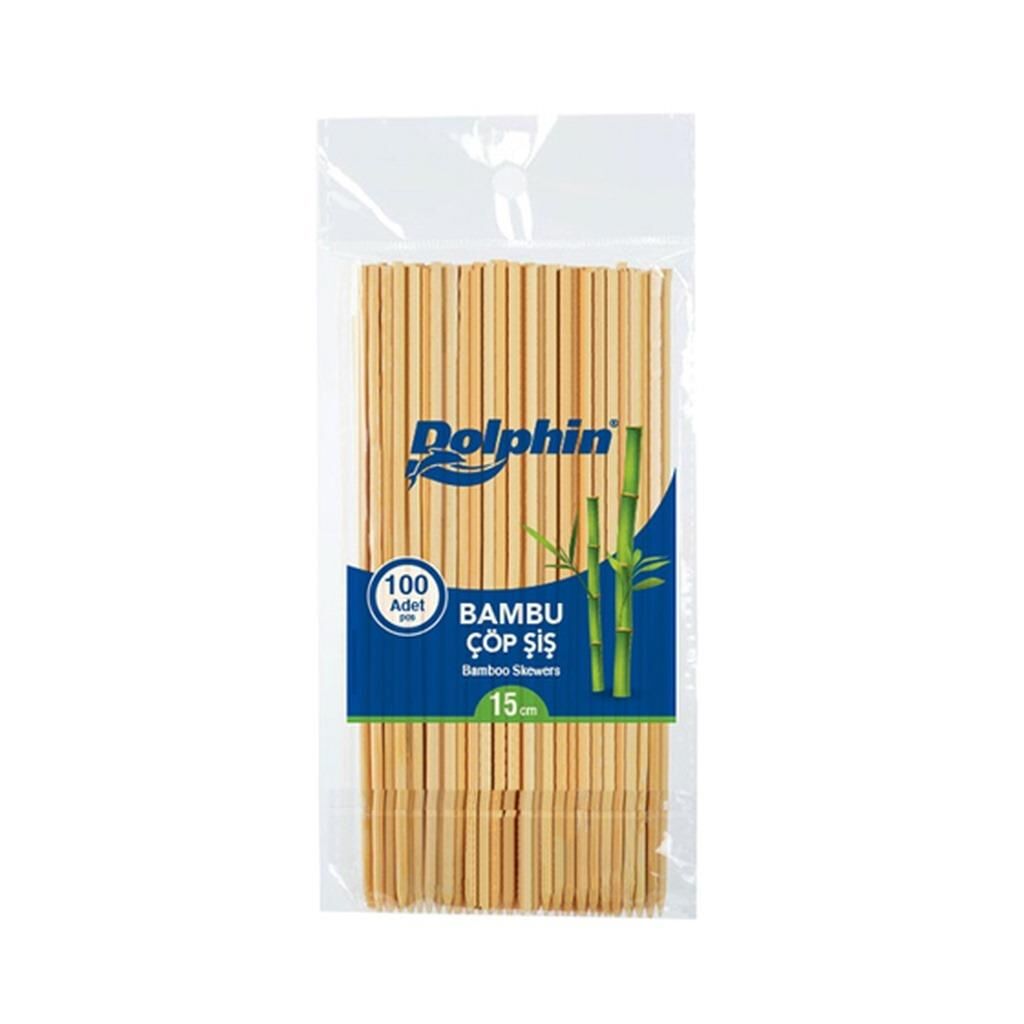 Bambu Çöp Şiş 15cm 100 adetli paket
