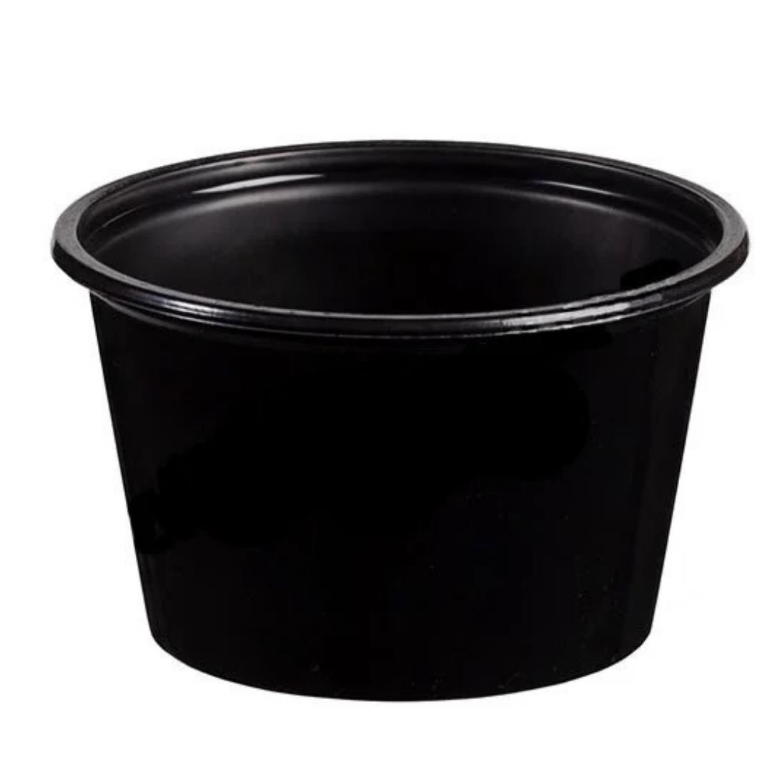 Plastik Sos Kabı 80cc Siyah