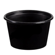 Plastik Sos Kabı 80cc Siyah