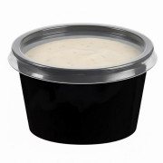 Plastik Sos Kabı 80cc Siyah