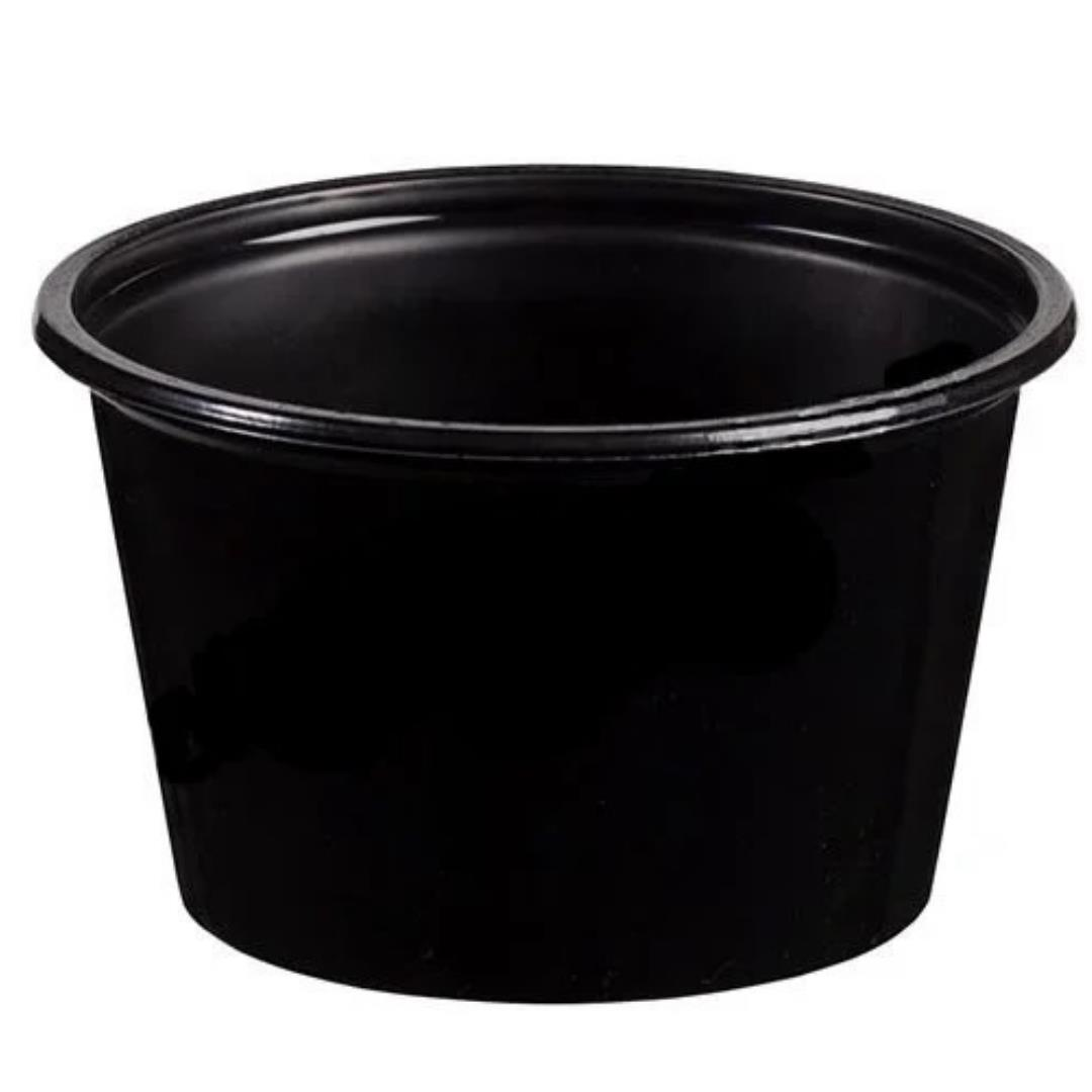 Plastik Sos Kabı 100cc Siyah