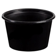Plastik Sos Kabı 100cc Siyah