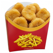 Cips Kutusu Orta Boy Kırmızı