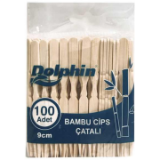 Tahta Cips Çatalı 9cm