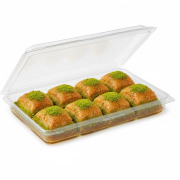 Plastik Büyük Baklava Kabı