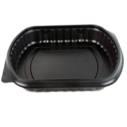 Plastik Bölmesiz Yemek Kabı(Sıcağa Dayanıklı)