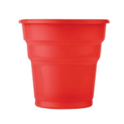 Plastik Meşrubat Bardağı Lüks Kırmızı 25 adet