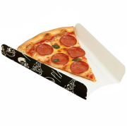 Dilim Pizza Altlığı Siyah Desenli 100 adet