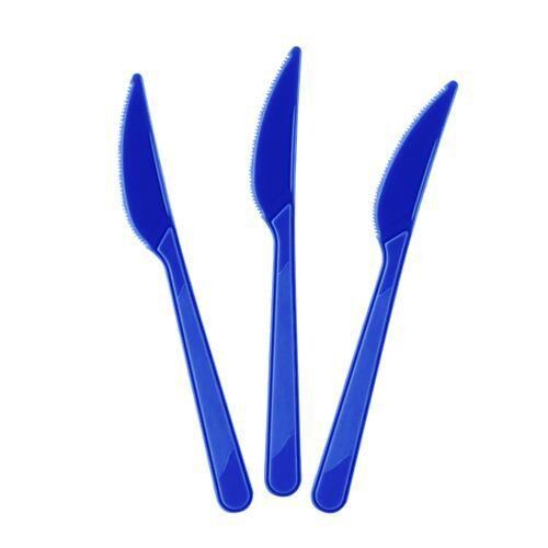 Plastik Bıçak Lacivert Lüx 25 adet