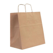 Kraft Burgu Saplı Çanta 32x35x21cm