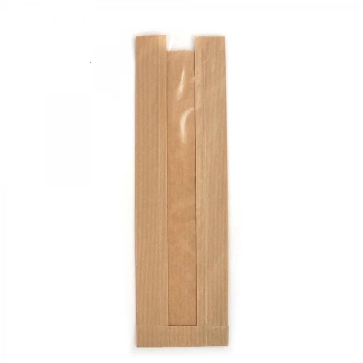 Şamua Pencereli Baget Kese Kağıdı 10*41*5 cm 10 Kg