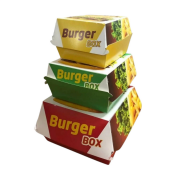 Yeşil Hamburger Kutusu 12x12x7cm