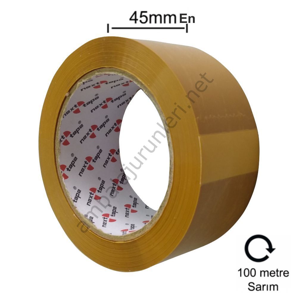 Kahverengi Koli Bandı 45mmx100mt (6'lı Paket)