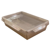 Yemek Kutusu Kraft 500ml Kap+Kapak 450 Adet