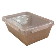Yemek Kutusu Kraft 750ml Kap+Kapak 400 Adet