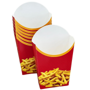 Kızarmış Patates Kutusu Konik Büyük Boy