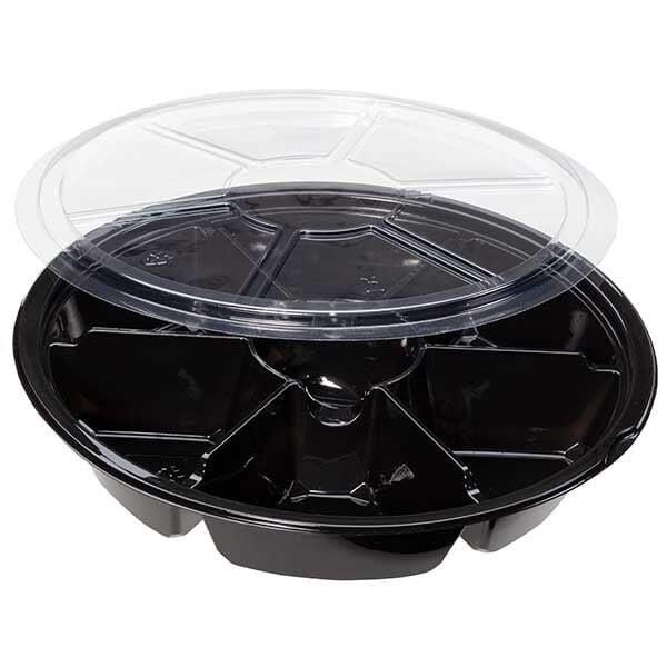 7 Bölmeli Plastik Kahvaltı Seti Kap+Kapak