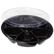 7 Bölmeli Plastik Kahvaltı Seti Kap+Kapak