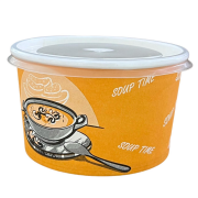 Karton Çorba Kasesi Kapaklı 500 adet