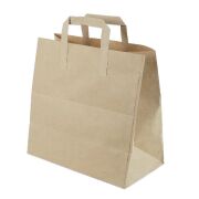 Kraft Saplı Kağıt Çanta 26x29x16cm