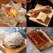 100 Adet Kendinden Desenli Yağlı Kağıt