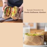 Karışık Desen Sunum Kağıdı 50 Adet