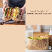 Karışık Desen Sunum Kağıdı 50 Adet