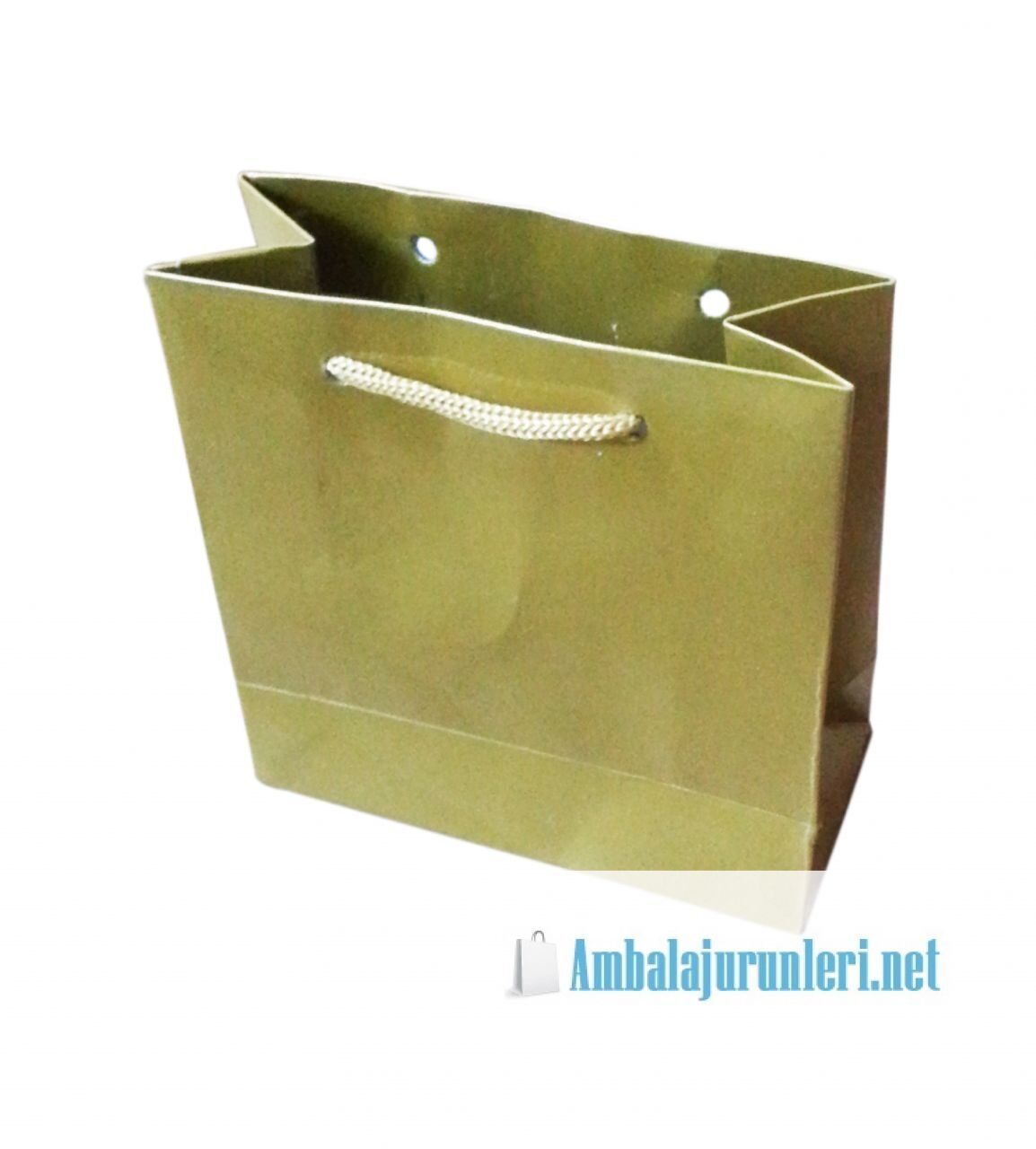Karton Çanta Altın Yaldız 11*11cm