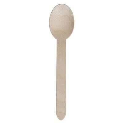 16 cm Ekolojik Tahta Kaşık 100 Adet