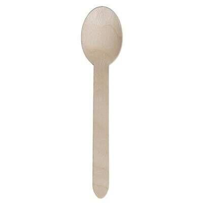 16 cm Ekolojik Tahta Kaşık 100 Adet