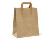 Küçük Boy Kraft Kağıt Çanta 22x24x12cm