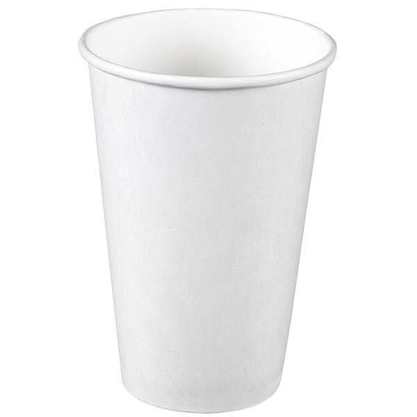 16 Oz Karton Bardak Beyaz