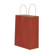 Burgu Saplı Çanta 25x31x12 Esmer Kırmızı