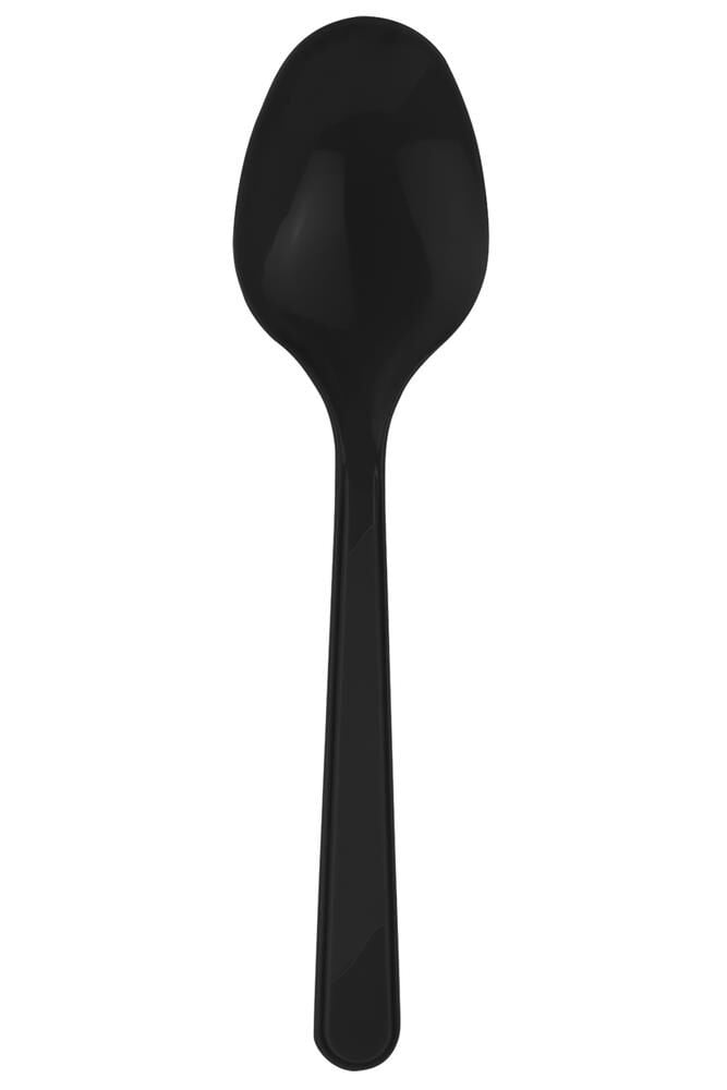 Plastik Siyah Lüx Kaşık