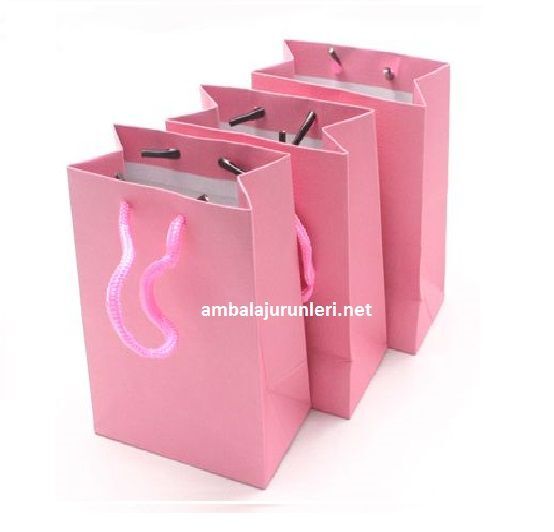 Karton Çanta Pembe 11*17cm