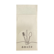 Karton Çatal Kaşık Kılıfı 10x21cm
